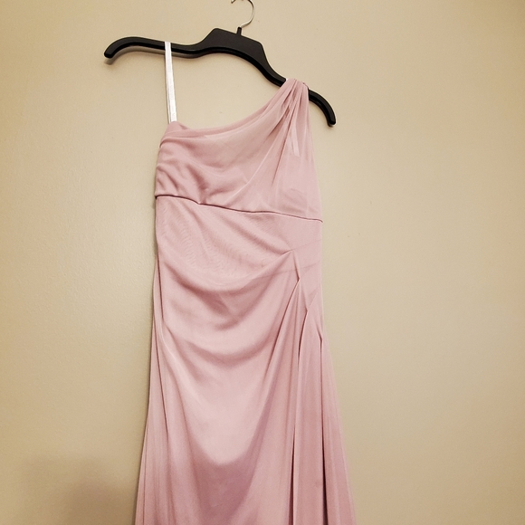 Davids bridal mauve/quartz color. Size 6 - Picture 2 of 3